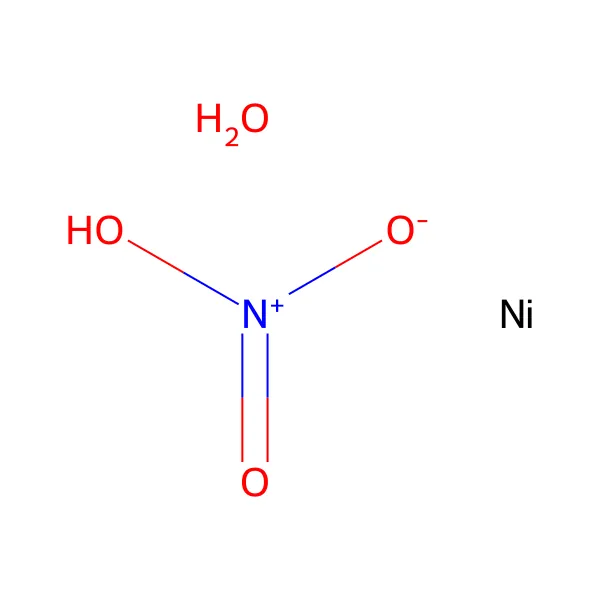 Nikel nitrat hekzahidrat molekül yapısı — CAS 13478-00-7