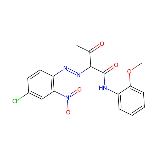 Pigment Sarı 73 molekül yapısı — CAS 13515-40-7