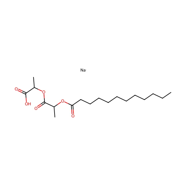 Sodyum lauroil laktilat molekül yapısı — CAS 13557-75-0
