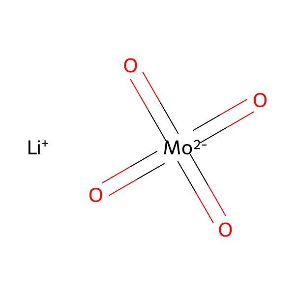 Lityum molibdat molekül yapısı — CAS 13568-40-6