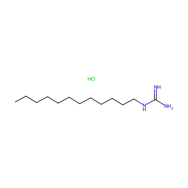 Dodesilguanidin hidroklorür molekül yapısı — CAS 13590-97-1
