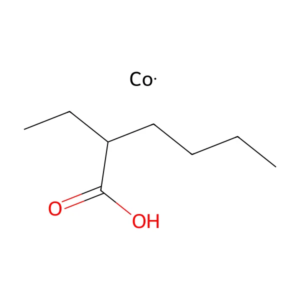 Kobalt oktoat molekül yapısı — CAS 136-52-7