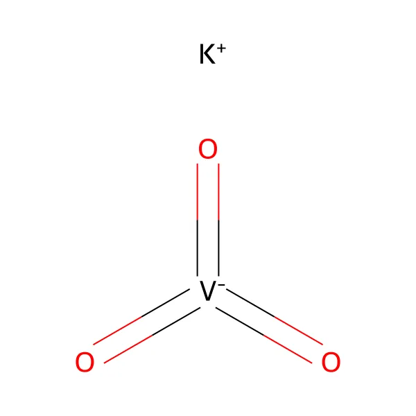 Potasyum metavanadat molekül yapısı — CAS 13769-43-2