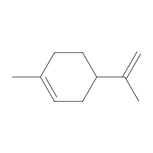 Limonen molekül yapısı — CAS 138-86-3