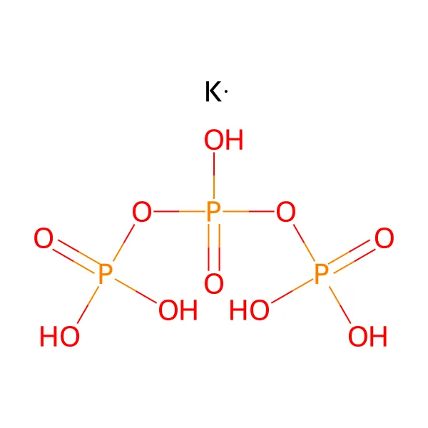 Potasyum tripolifosfat molekül yapısı — CAS 13845-36-8