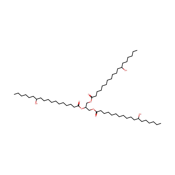 Trihidroksistearin molekül yapısı — CAS 139-44-6