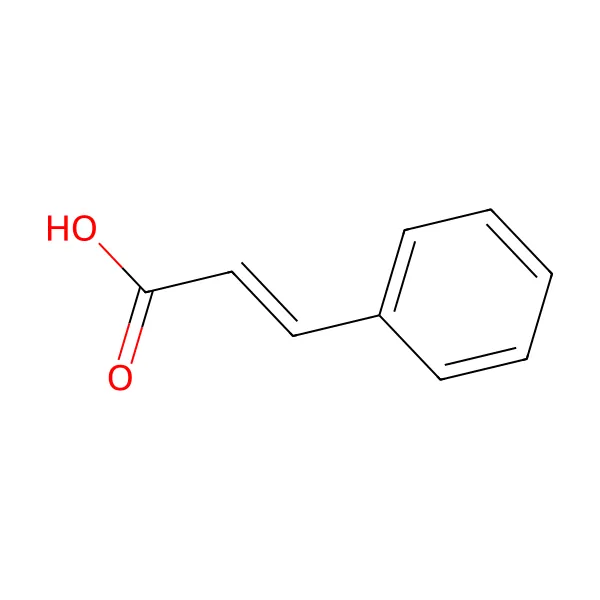 Sinnamik asit molekül yapısı — CAS 140-10-3