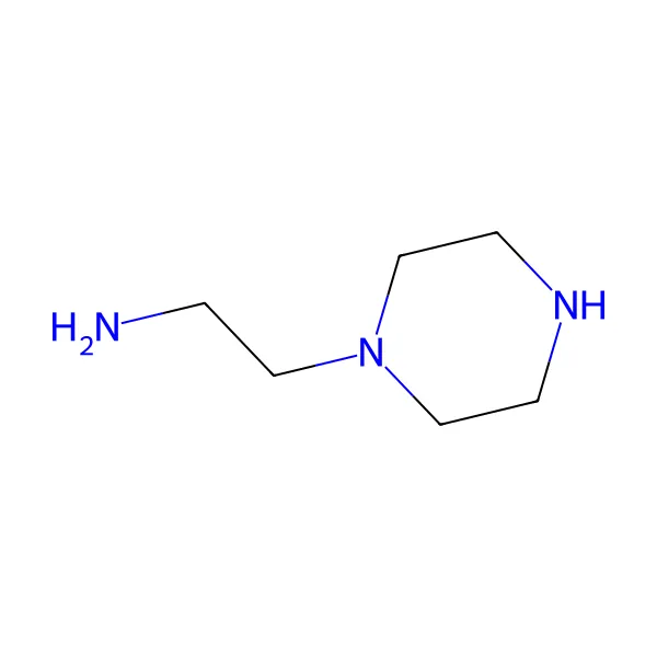 Aminoetilpiperazin molekül yapısı — CAS 140-31-8
