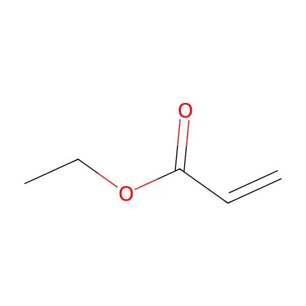 Etil akrilat molekül yapısı — CAS 140-88-5