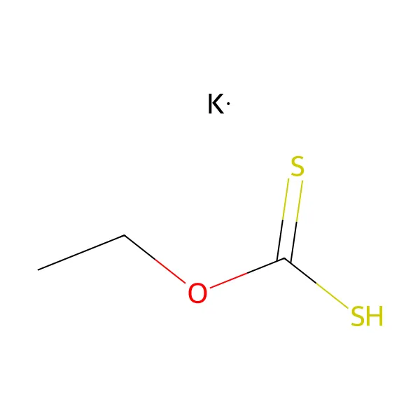 Potasyum etilksantat molekül yapısı — CAS 140-89-6