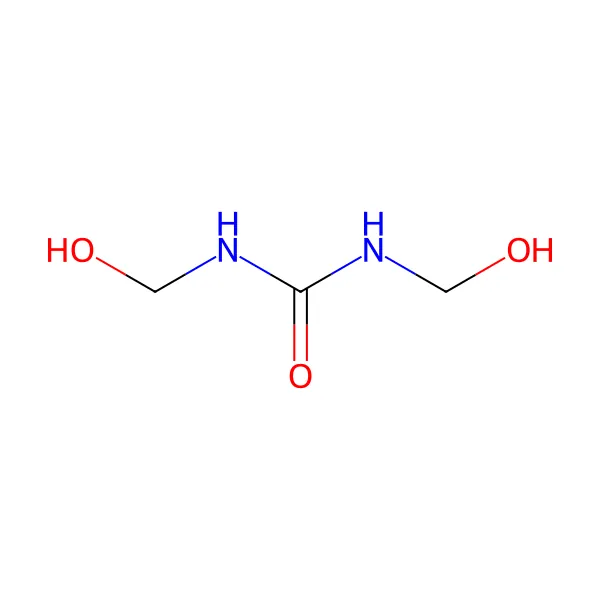 Dimetilolüre molekül yapısı — CAS 140-95-4