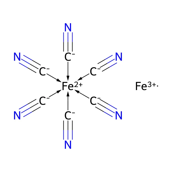 Prusya mavisi molekül yapısı — CAS 14038-43-8