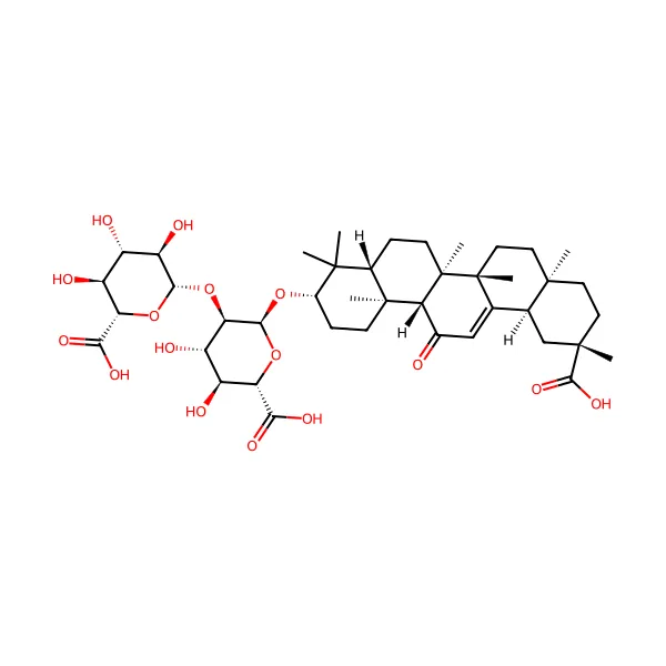 Glisirizin molekül yapısı — CAS 1405-86-3