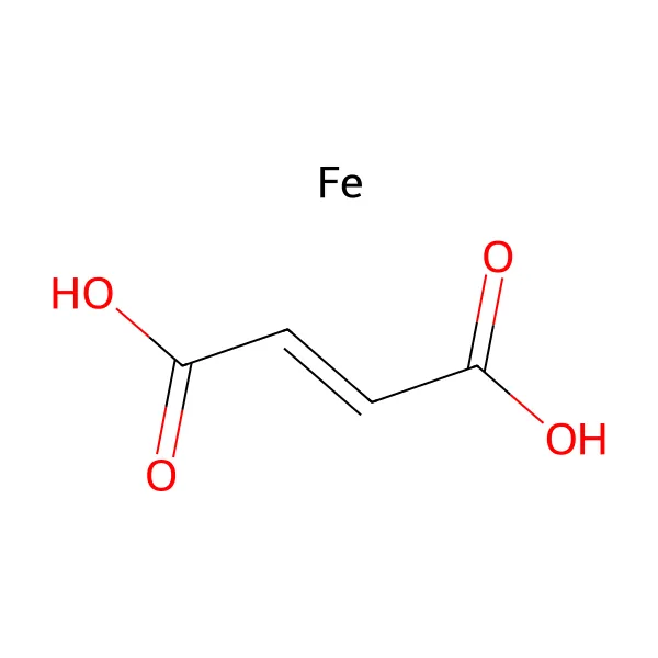 Demir fumarat molekül yapısı — CAS 141-01-5