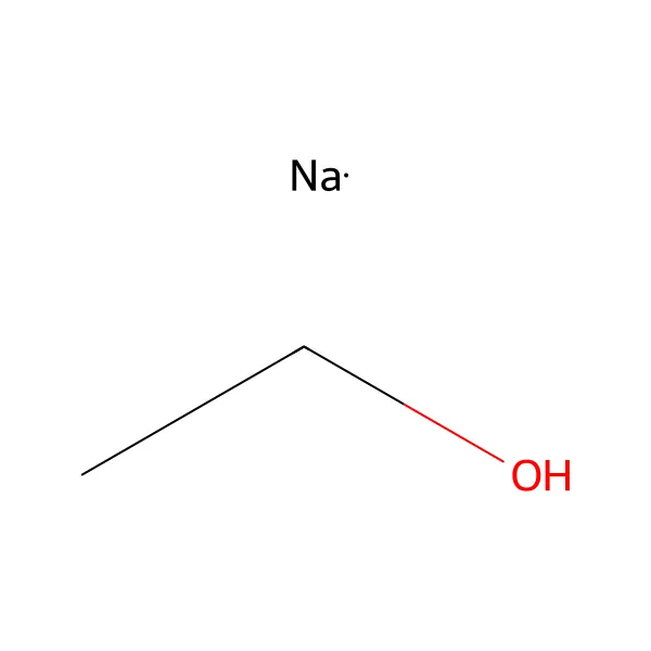 Sodyum etoksit molekül yapısı — CAS 141-52-6