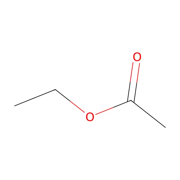 Etil asetat molekül yapısı — CAS 141-78-6