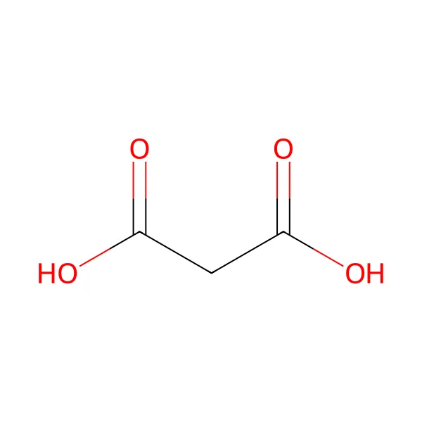 Malonik asit molekül yapısı — CAS 141-82-2