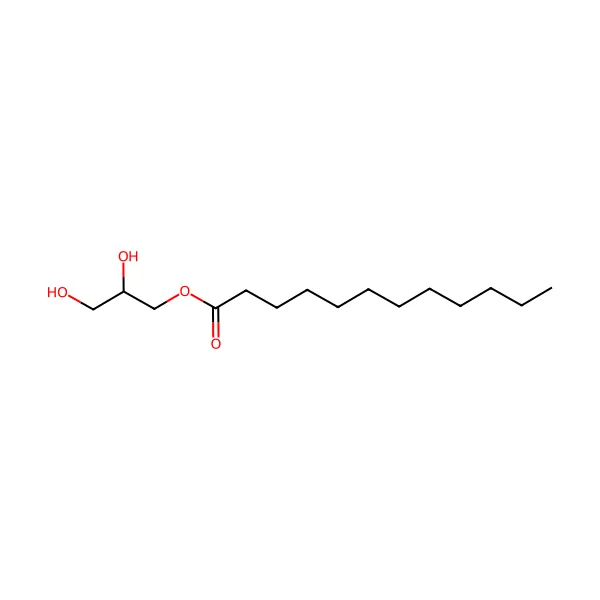 Gliserol monolaurat molekül yapısı — CAS 142-18-7