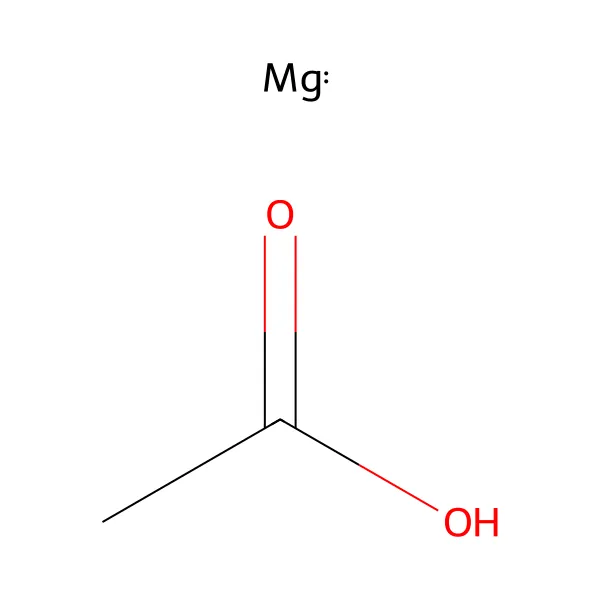 Magnezyum asetat molekül yapısı — CAS 142-72-3