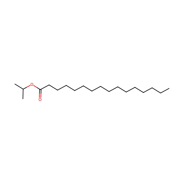 İzopropil palmitat molekül yapısı — CAS 142-91-6