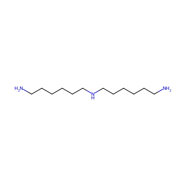 Bis(heksametilen)triamin molekül yapısı — CAS 143-23-7