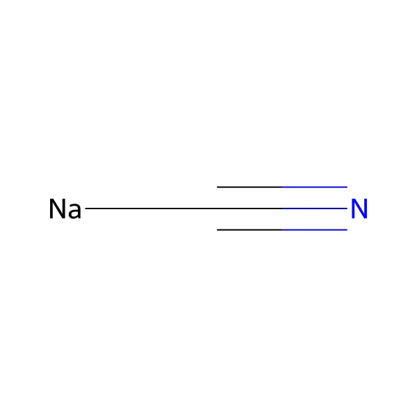 Sodyum siyanür molekül yapısı — CAS 143-33-9