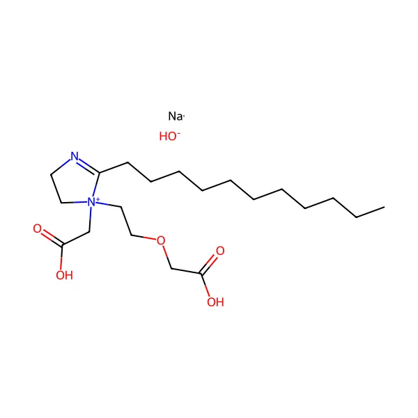 Disodyum lauroamfodiasetat molekül yapısı — CAS 14350-97-1