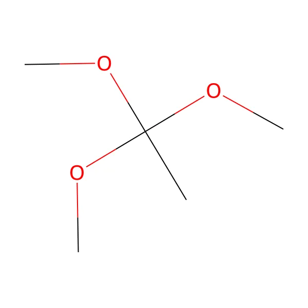 Trimetil ortoasetat molekül yapısı — CAS 1445-45-0