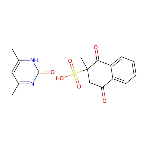 Vitamin K3 Menadion Dimetilpirimidinol Bisülfit (MPB) molekül yapısı — CAS 14451-99-1