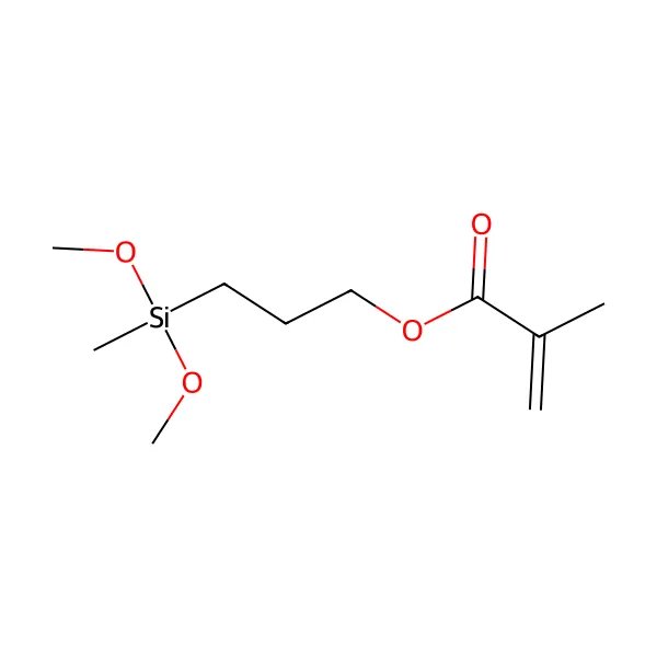 Metakriloksipropilmetildimetoksisilan molekül yapısı — CAS 14513-34-9