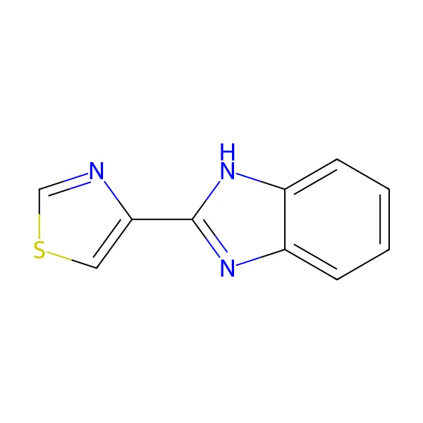 Tiyabendazol molekül yapısı — CAS 148-79-8