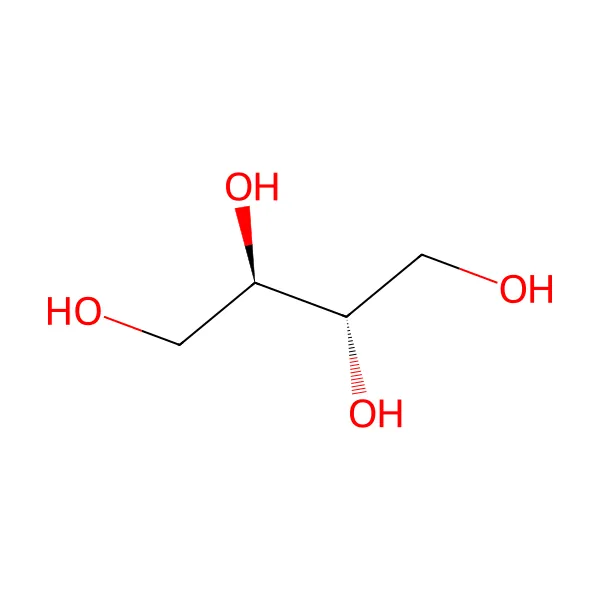 Eritritol molekül yapısı — CAS 149-32-6