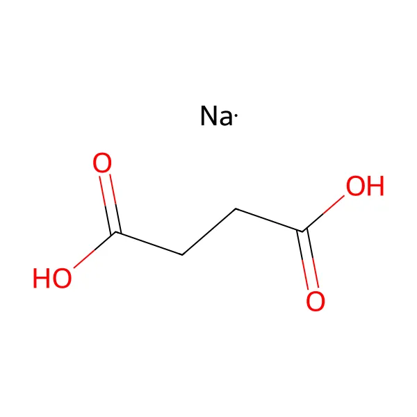 Disodyum süksinat molekül yapısı — CAS 150-90-3