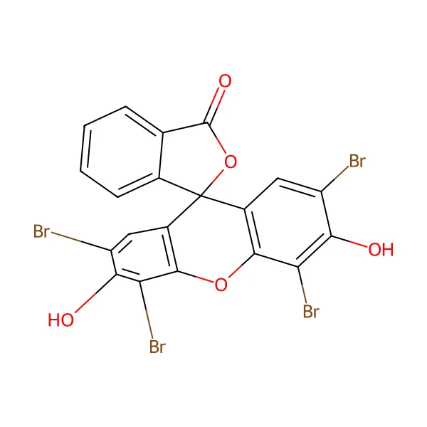 2',4',5',7'-tetrabromofloresin molekül yapısı — CAS 15086-94-9