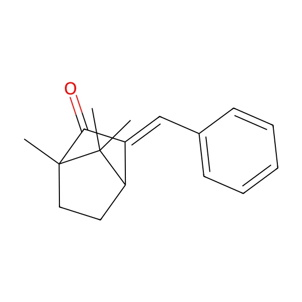3-benziliden kamfor molekül yapısı — CAS 15087-24-8