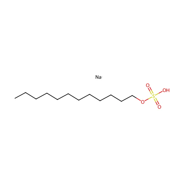 Sodyum lauril sülfat molekül yapısı — CAS 151-21-3