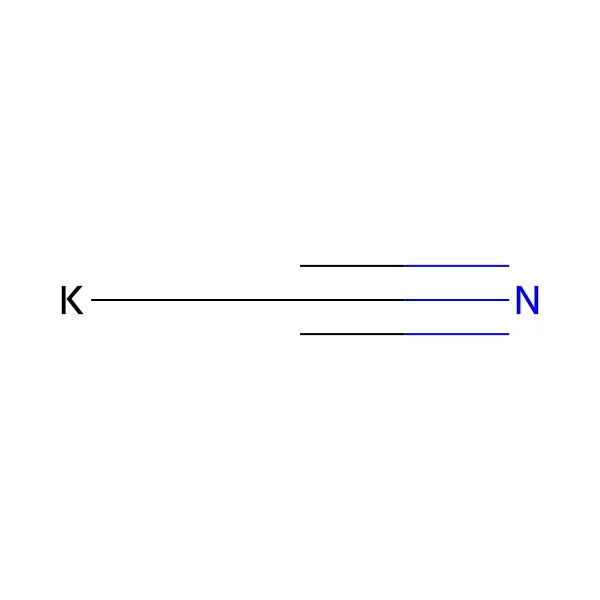 Potasyum siyanür molekül yapısı — CAS 151-50-8