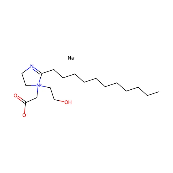 Sodyum lauroamfoasetat molekül yapısı — CAS 156028-14-7