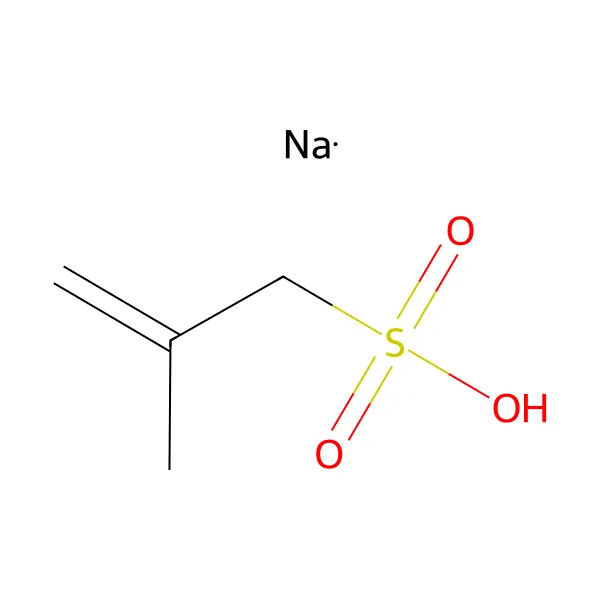 Sodyum metalil sülfonat molekül yapısı — CAS 1561-92-8