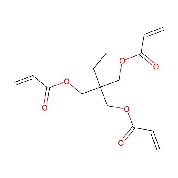 Trimetilolpropan triakrilat molekül yapısı — CAS 15625-89-5