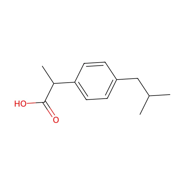 İbuprofen molekül yapısı — CAS 15687-27-1