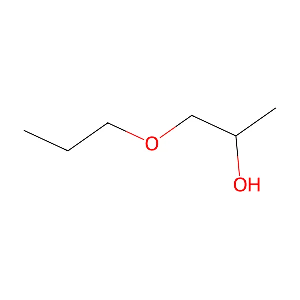 1-propoksi-2-propanol molekül yapısı — CAS 1569-01-3