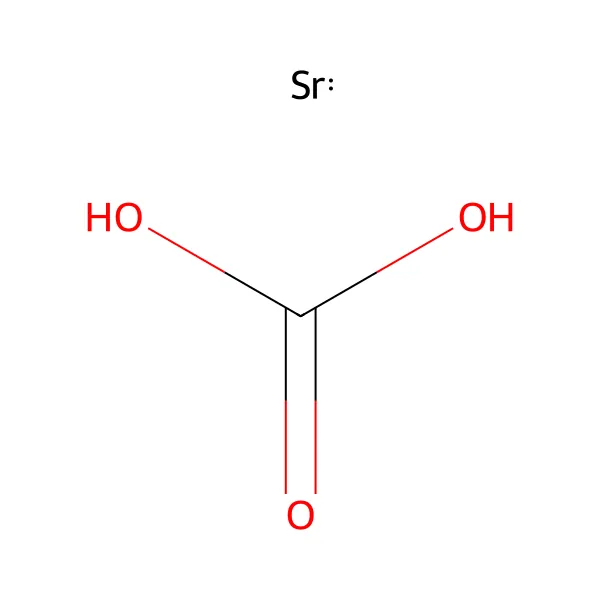 Stronsiyum karbonat molekül yapısı — CAS 1633-05-2