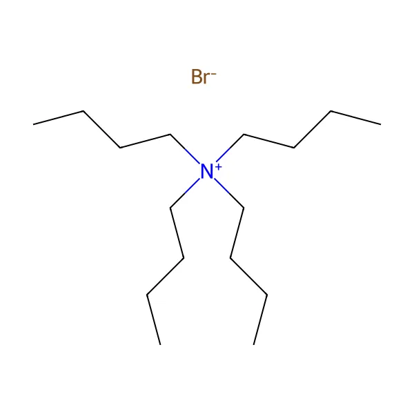 Tetrabütilamonyum bromür molekül yapısı — CAS 1643-19-2