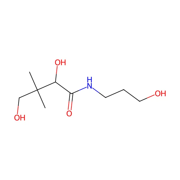 Vitamin B5 DL-Pantenol molekül yapısı — CAS 16485-10-2