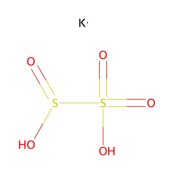 Potasyum metabisülfit molekül yapısı — CAS 16731-55-8