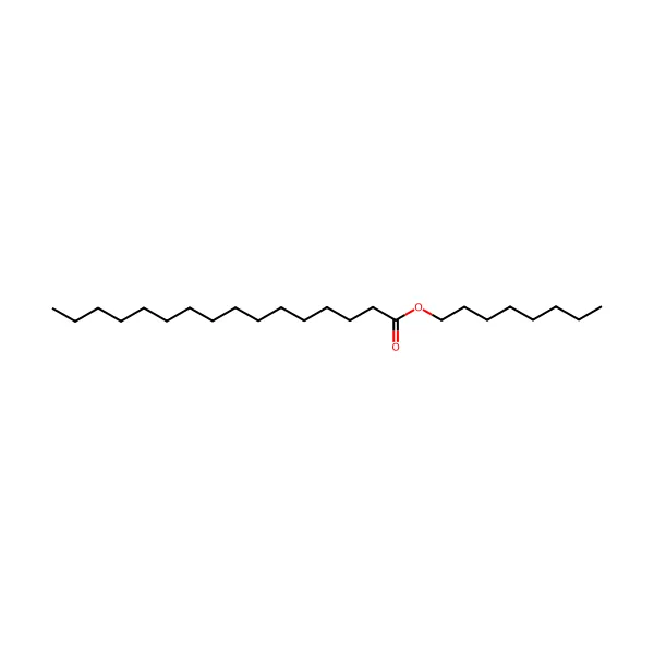 Oktil palmitat molekül yapısı — CAS 16958-85-3