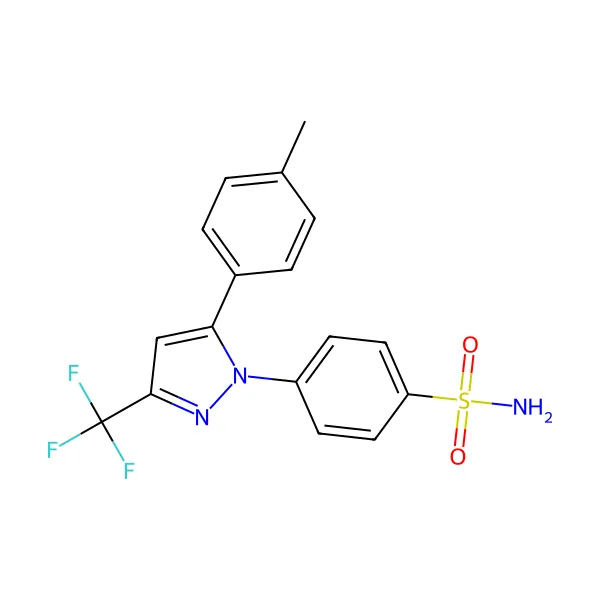 Selekoksib molekül yapısı — CAS 169590-42-5
