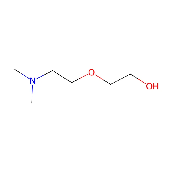 2-(2-(Dimetilamino)etoksi)etanol molekül yapısı — CAS 1704-62-7