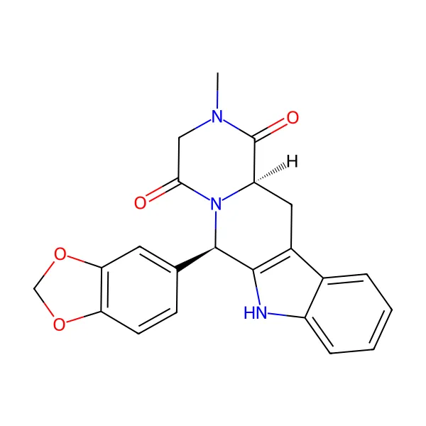 Tadalafil molekül yapısı — CAS 171596-29-5